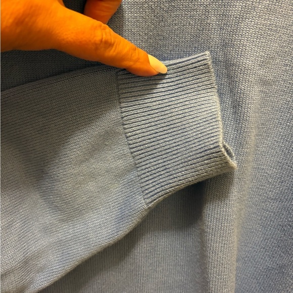 Vineyard Vines Men’s Light Blue Cotton Quarter-Zip Sweater Size Small - Picture 10 of 14